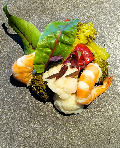 シラサ海老と野菜のギリシャ風マリネ