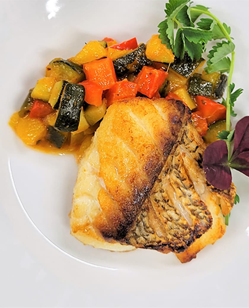 鮮魚のラタトゥイユ